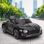 Bentley Exp 12 Speed 6E Licensed Kids Ride On Electric Car Remote Control - Black