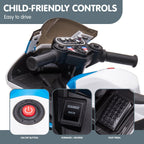 Bmw Hp4 Race Kids Ride-on Motorbike In Blue.