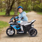 Bmw Hp4 Race Kids Ride-on Motorbike In Blue.