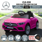 Mercedes Benz CLS 350 Kids Electric Ride On Car with Remote Control - Pink.