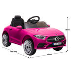 Mercedes Benz CLS 350 Kids Electric Ride On Car with Remote Control - Pink.