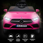 Mercedes Benz CLS 350 Kids Electric Ride On Car with Remote Control - Pink.