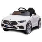 Mercedes Benz CLS 350 Kids Electric Ride On Car with Remote Control - White.