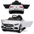 Mercedes Benz CLS 350 Kids Electric Ride On Car with Remote Control - White.