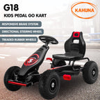 Kids Ride On Pedal Powered Go Kart Racing Style G18 - Red