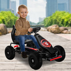 Kids Ride On Pedal Powered Go Kart Racing Style G18 - Red