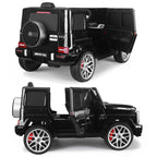 Mercedes Benz AMG Licensed G63 Kids Electric Ride On Car Remote Control Dual 25W Motors Music Player LED Lights.