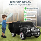 Mercedes Benz AMG Licensed G63 Kids Electric Ride On Car Remote Control Dual 25W Motors Music Player LED Lights.