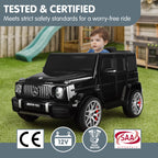 Mercedes Benz AMG Licensed G63 Kids Electric Ride On Car Remote Control Dual 25W Motors Music Player LED Lights.