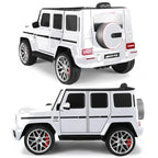 Mercedes Benz AMG G63 Kids Electric Ride On Car w/ Remote Control - White.