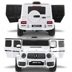 Mercedes Benz AMG G63 Kids Electric Ride On Car w/ Remote Control - White.