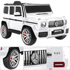 Mercedes Benz AMG G63 Kids Electric Ride On Car w/ Remote Control - White.