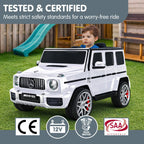 Mercedes Benz AMG G63 Kids Electric Ride On Car w/ Remote Control - White.