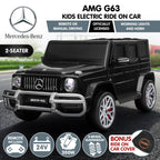 Mercedes Benz AMG G63 Kids Electric Two Seater Ride On Car with Remote Control.