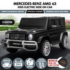 Mercedes Benz AMG G63 Kids Electric Two Seater Ride On Car with Remote Control.