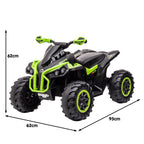 GTS99 Kids Electric Ride On Quad Bike Toy ATV 50W - Green.