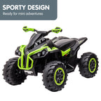 GTS99 Kids Electric Ride On Quad Bike Toy ATV 50W - Green.