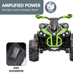 GTS99 Kids Electric Ride On Quad Bike Toy ATV 50W - Green.