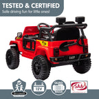 S619 Gravity Kids Electric Ride On Car - Red.