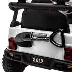 S619 Gravity Kids Electric Ride On Car - White.