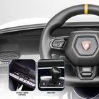 Lamborghini Performante Kids Electric Ride On Car Remote Control - Black