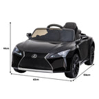 Lexus LC 500 Kids Electric Ride On Car - Black.