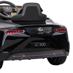 Lexus LC 500 Kids Electric Ride On Car - Black.