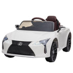 Lexus LC 500 Kids Electric Ride On Car - White.