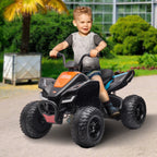 Licensed MCL35 McLaren Kids Toy Ride On Electric Quad Bike  - Black