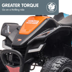 Licensed MCL35 McLaren Kids Toy Ride On Electric Quad Bike  - Black