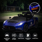Maserati MC20 GT2 Licensed Electric Kids Ride On Race Car Blue.