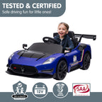Maserati MC20 GT2 Licensed Electric Kids Ride On Race Car Blue.