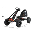 Kids Ride On Pedal-Powered Go Kart G95  - Black