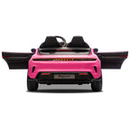 Porsche Taycan Turbo S Kids Electric Ride On Car w/Remote Control 90W Four Wheel Suspension 2 Seater w/Seat Belt.
