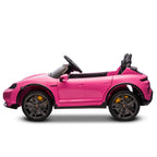 Porsche Taycan Turbo S Kids Electric Ride On Car w/Remote Control 90W Four Wheel Suspension 2 Seater w/Seat Belt.