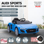 Audi Sport Licensed Kids Electric Ride On Car Remote Control - Blue
