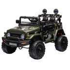 Toyota FJ Cruiser Kids Electric Ride On Car - Green.