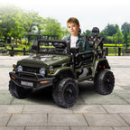 Toyota FJ Cruiser Kids Electric Ride On Car - Green.