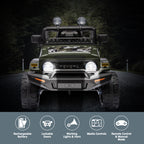 Toyota FJ Cruiser Kids Electric Ride On Car - Green.