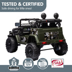 Toyota FJ Cruiser Kids Electric Ride On Car - Green.