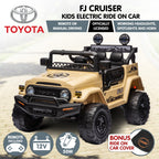 Toyota FJ Cruiser Kids Electric Ride On Car - Khaki