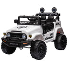 Toyota FJ Cruiser Kids Electric Ride On Car - White.