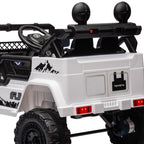Toyota FJ Cruiser Kids Electric Ride On Car - White.