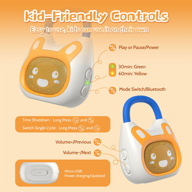 Alilo Pocket Bunny K1 Musical Toy & Story Teller, Nursery Rhymes & Lullabies