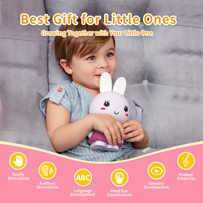Alilo Honey Bunny G6 Pink Musical Toy & Story Teller, Nursery Rhymes & Lullabies