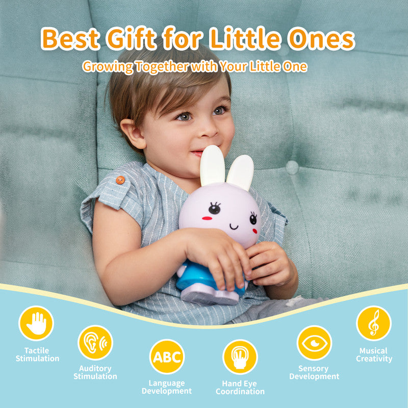 Alilo Honey Bunny G6 Blue Musical Toy & Story Teller, Nursery Rhymes & Lullabies