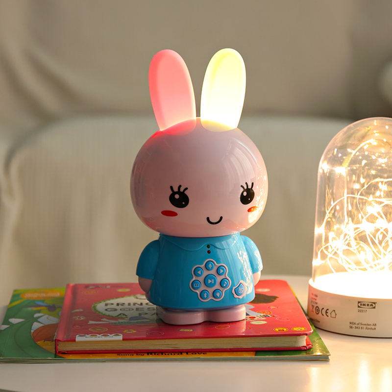 Alilo Honey Bunny G6+ Pink (Bilingual Chinese/English) Musical Toy & Story Teller, Nursery Rhymes & Lullabies