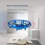 Hand-Controlled UFO Mini Drone with LED Lights & Obstacle Avoidance(pink)