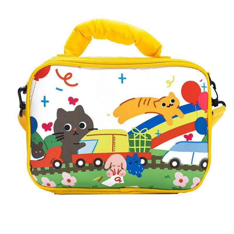 48 colors Kids Double-Layer Marker Set with Carry Case - Portable Art Supply Organizer Bag