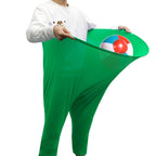 Green Granny Pants Yard Game for Kids - Durable Outdoor Tossing Activity with Ball and Pump - 60x80cm Fun Backyard Game for Australian Family BBQs